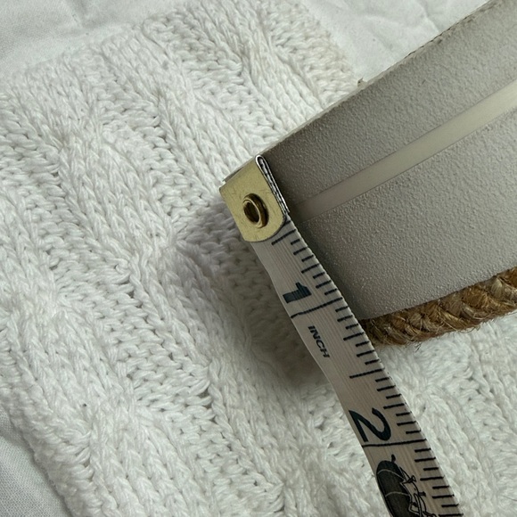 Stuart Weitzman Silver Roza Lift Leather Slide Sandals 6.5B - Picture 10 of 14